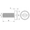 Screw metal DIN 85 [050-m] (050031241553)