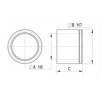 High wear Slide bearing [103-3] (103129019247)