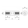 Cylindrical spacer [300] (300312000038)