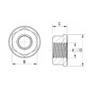 Flange nut DIN 6923 metal [349-m] (349040040952)